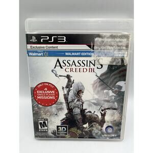 Assassin's Creed III PS3 - With Manual - Great Condition!